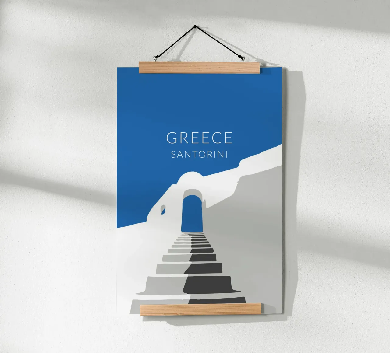 Santorini Grecia carta hahnemühle da studiopicaprints