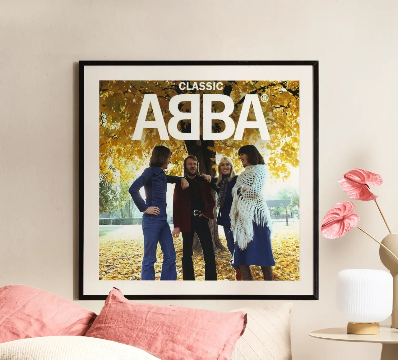 Musica classica degli Abba poster con telaio in legno da HUMMERSONIC