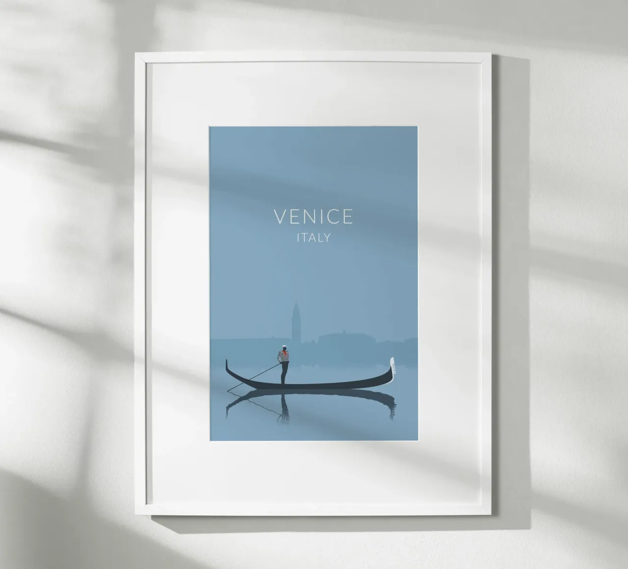 Venezia Italia poster con telaio in plastica da studiopicaprints