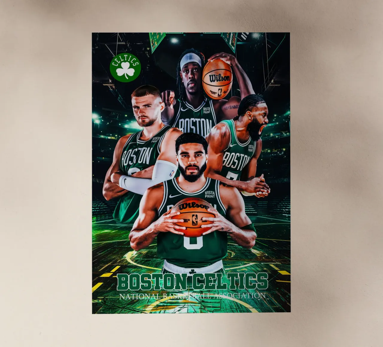 Boston Celtics pellicola backlit da tenten