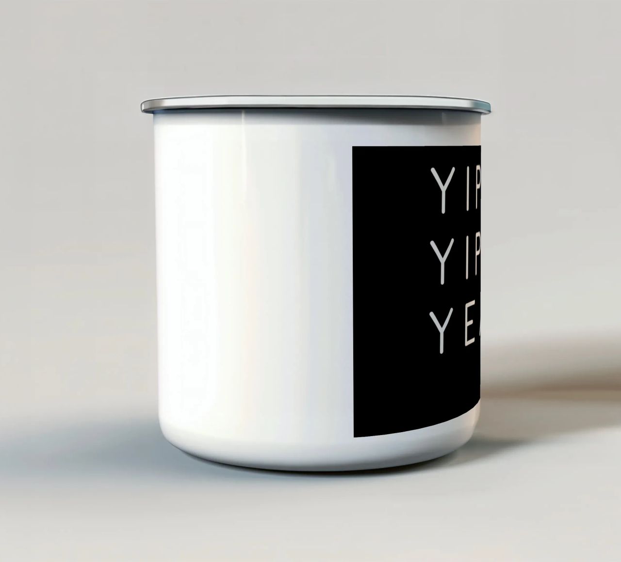 Yippie Yippie Yeah tazza in smalto da artbox44