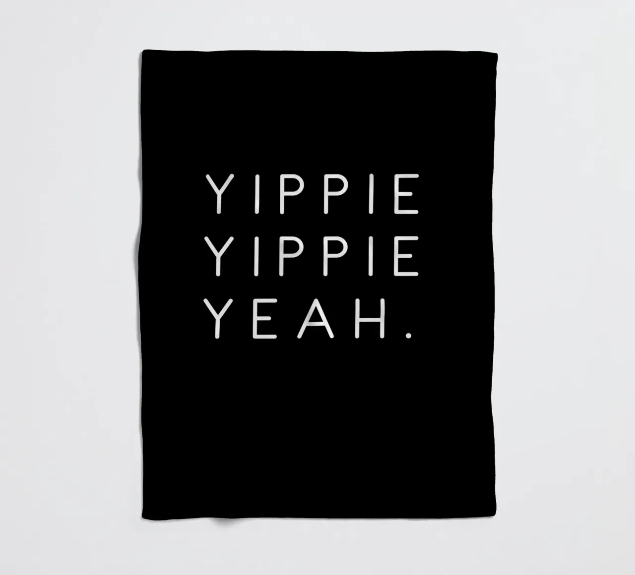 Yippie Yippie Yeah coperta in pile da artbox44