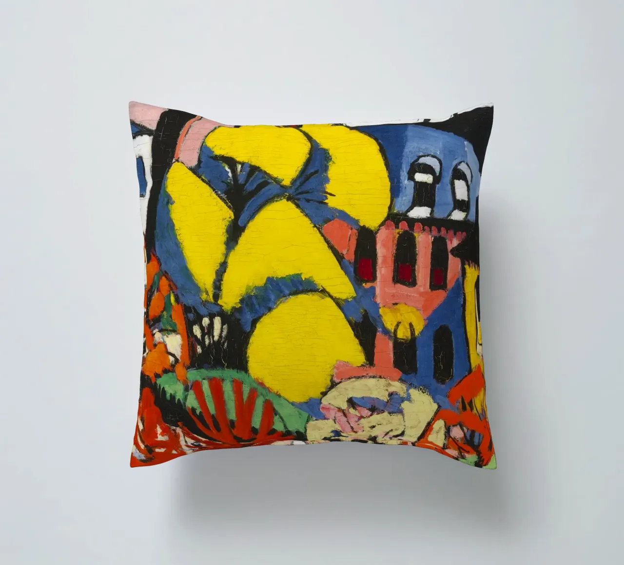 Trees -  Henry Lyman Sayen Print decorative cushion by Venus Art