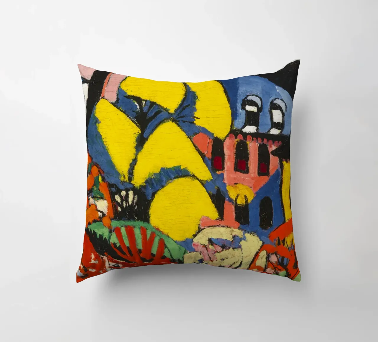 Trees -  Henry Lyman Sayen Print decorative cushion by Venus Art