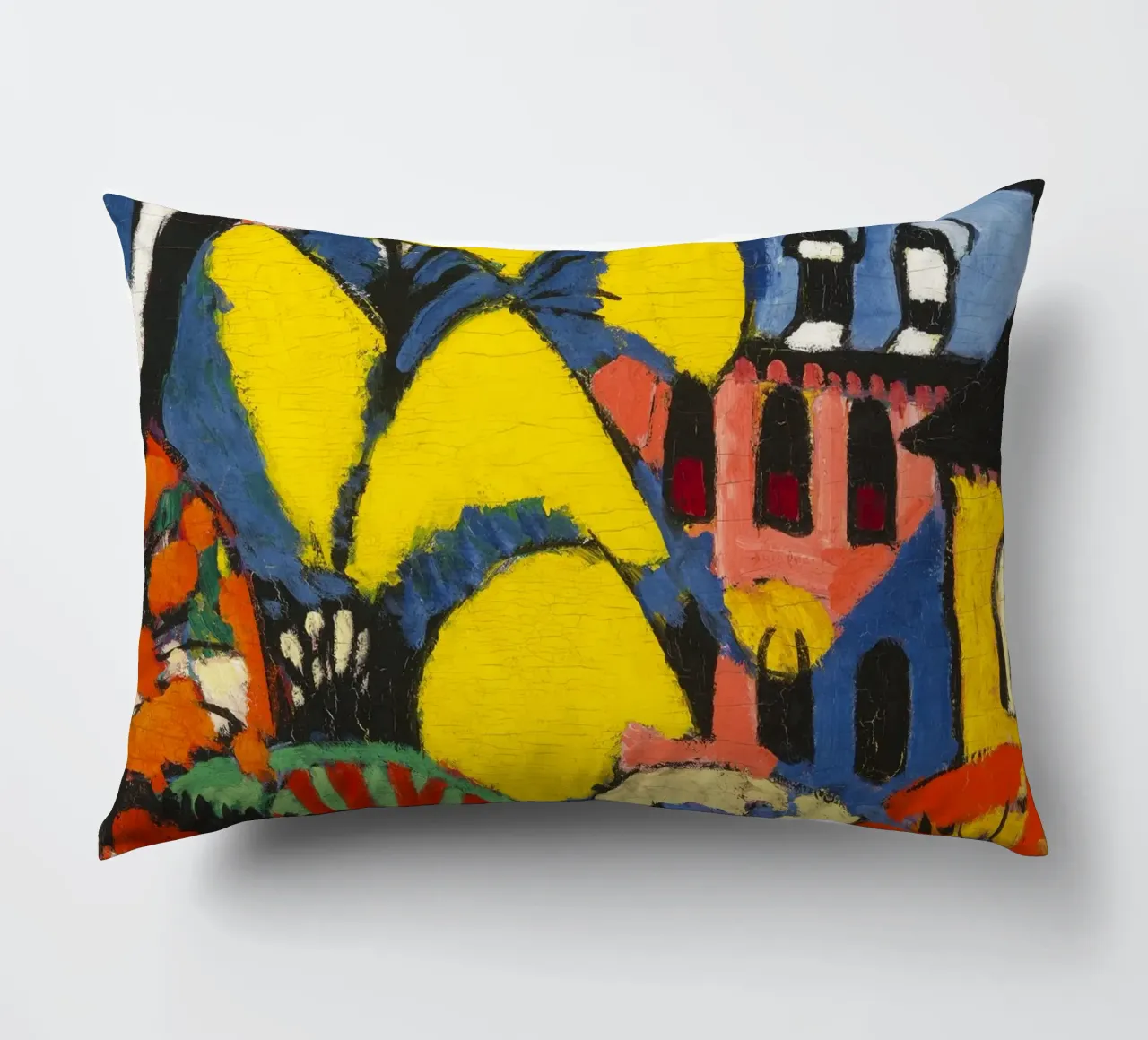 Trees -  Henry Lyman Sayen Print decorative cushion by Venus Art