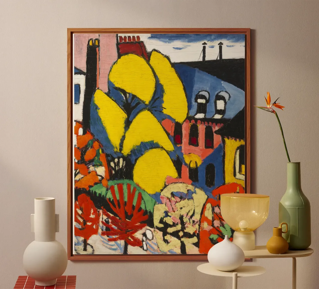 Trees -  Henry Lyman Sayen Print alluminio dibond da Venus Art