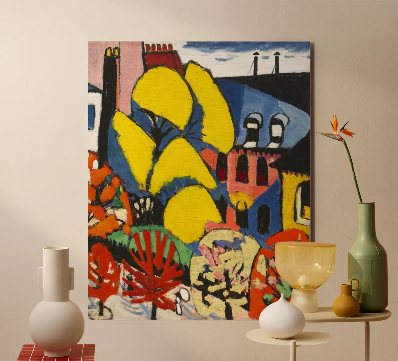 Trees -  Henry Lyman Sayen Print alluminio dibond da Venus Art