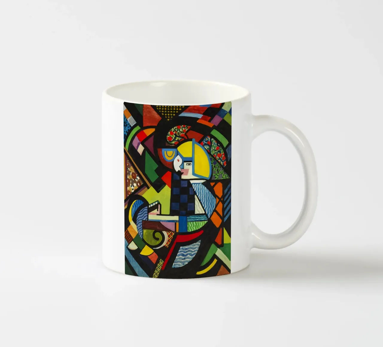 Daughter in a Rocker  by Henry Lyman Sayen. tazza in ceramica da Venus Art