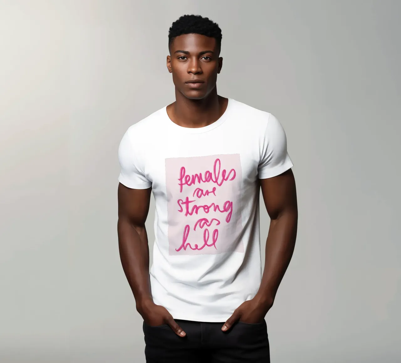 Females are strong as hell t-shirt da artbox44