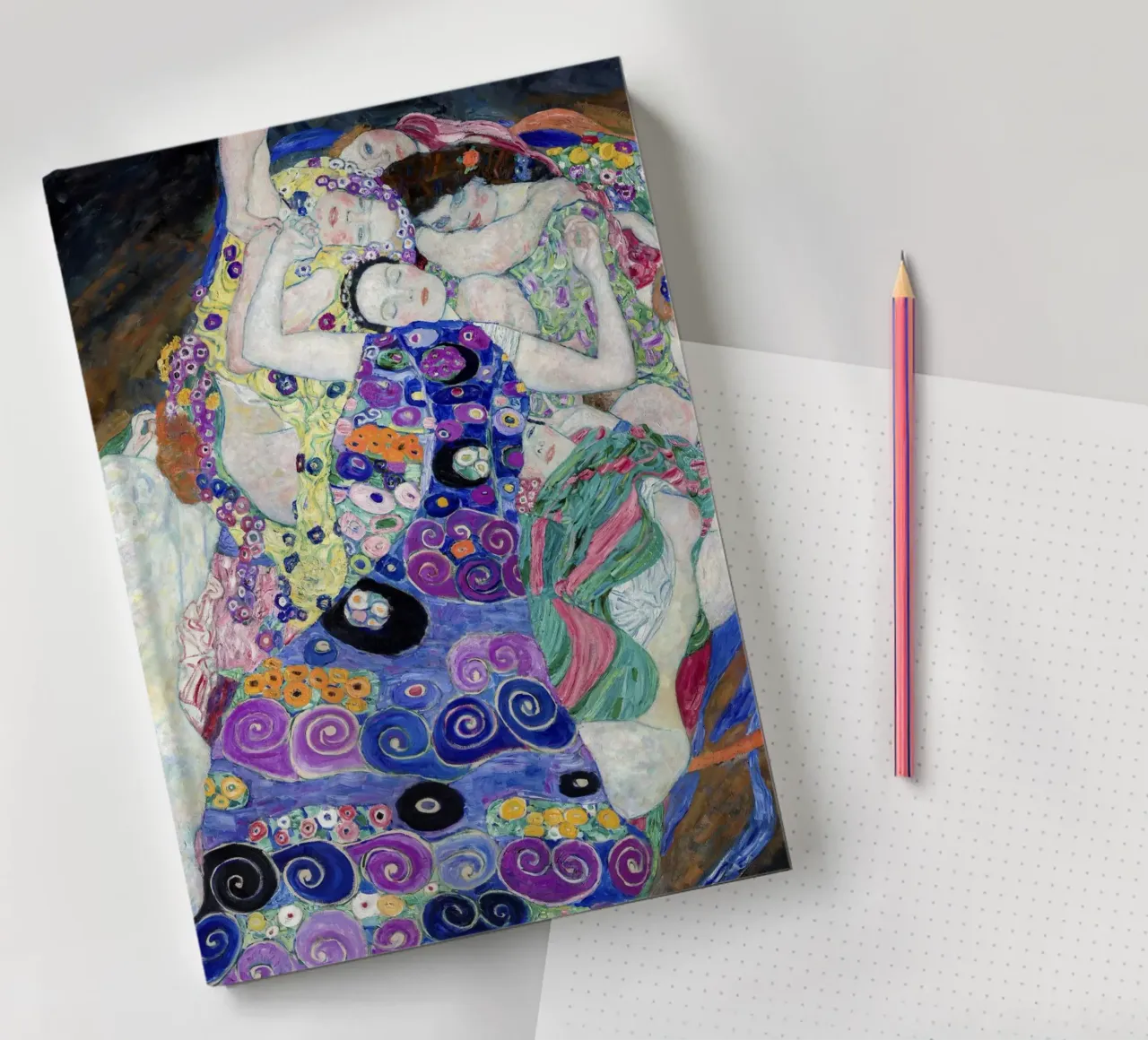 The Virgin by Klimt notebook by Venus Art
