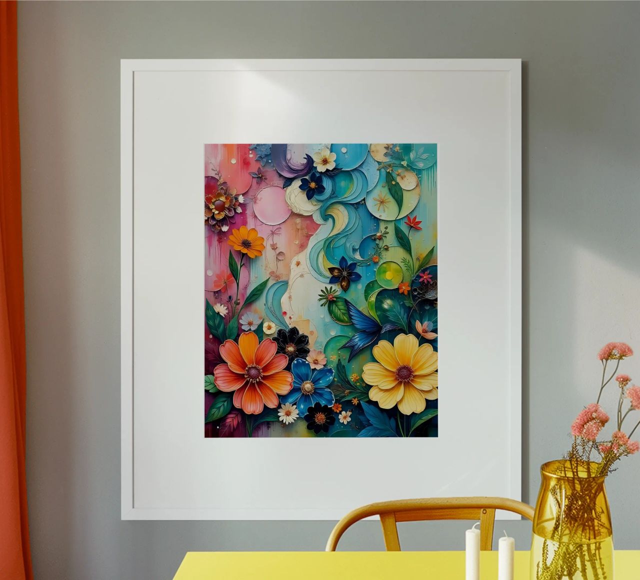 Magie des fleurs_01 poster de Farb- und Blütenzauber by LK