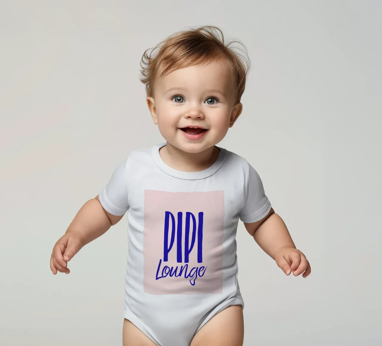 Pipi Lounge body neonato maniche corte da artbox44