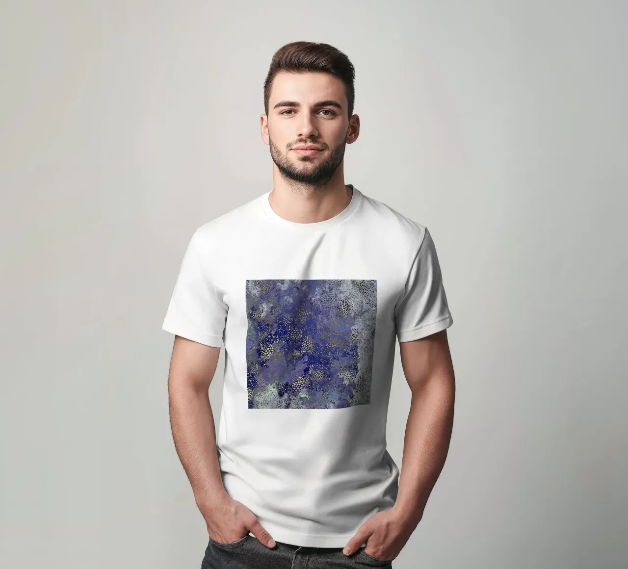 blau T-Shirt von Giulio Iurissevich