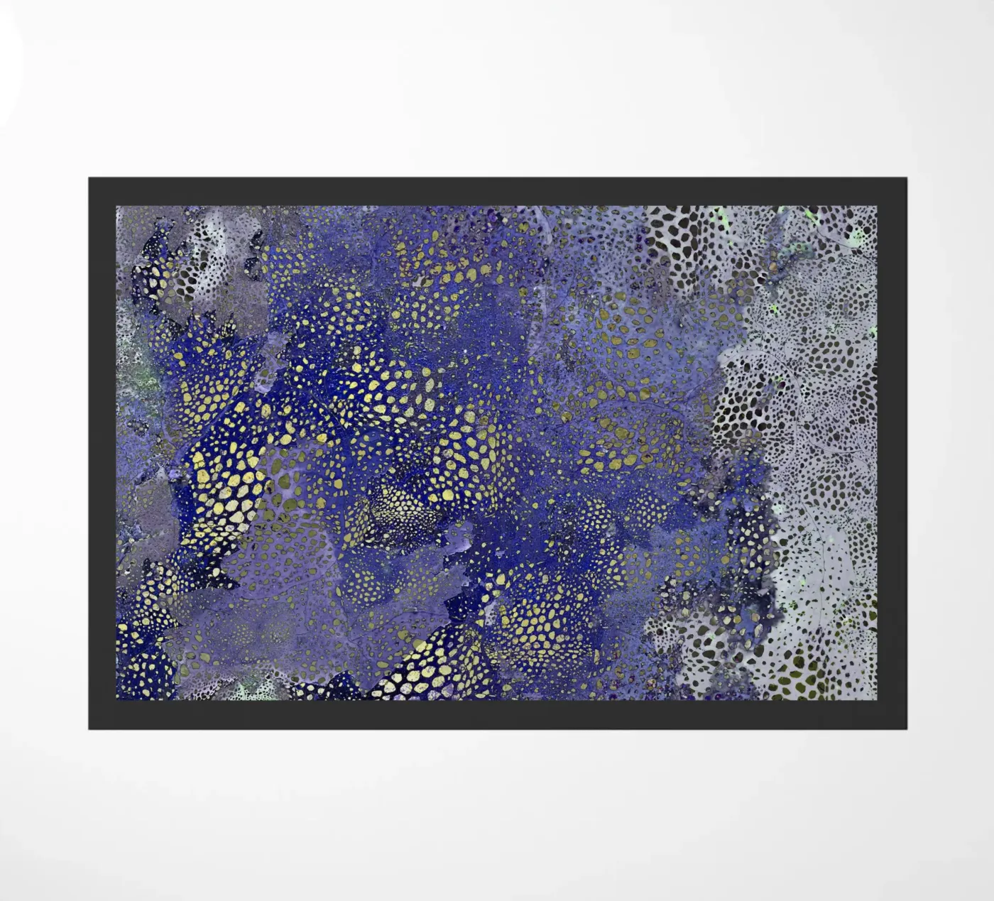 blue doormat by Giulio Iurissevich