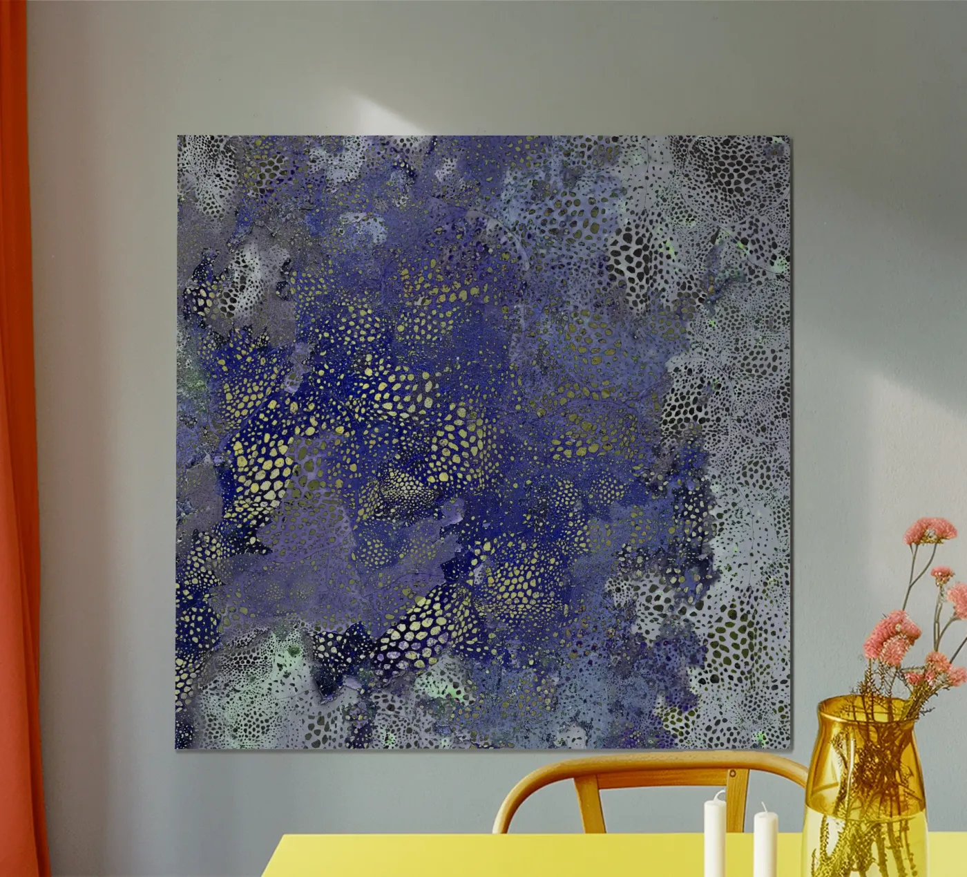 blue poster by Giulio Iurissevich