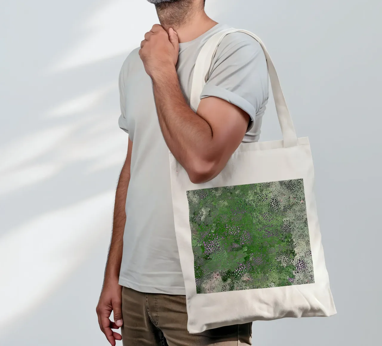 verde borsa in juta da Giulio Iurissevich