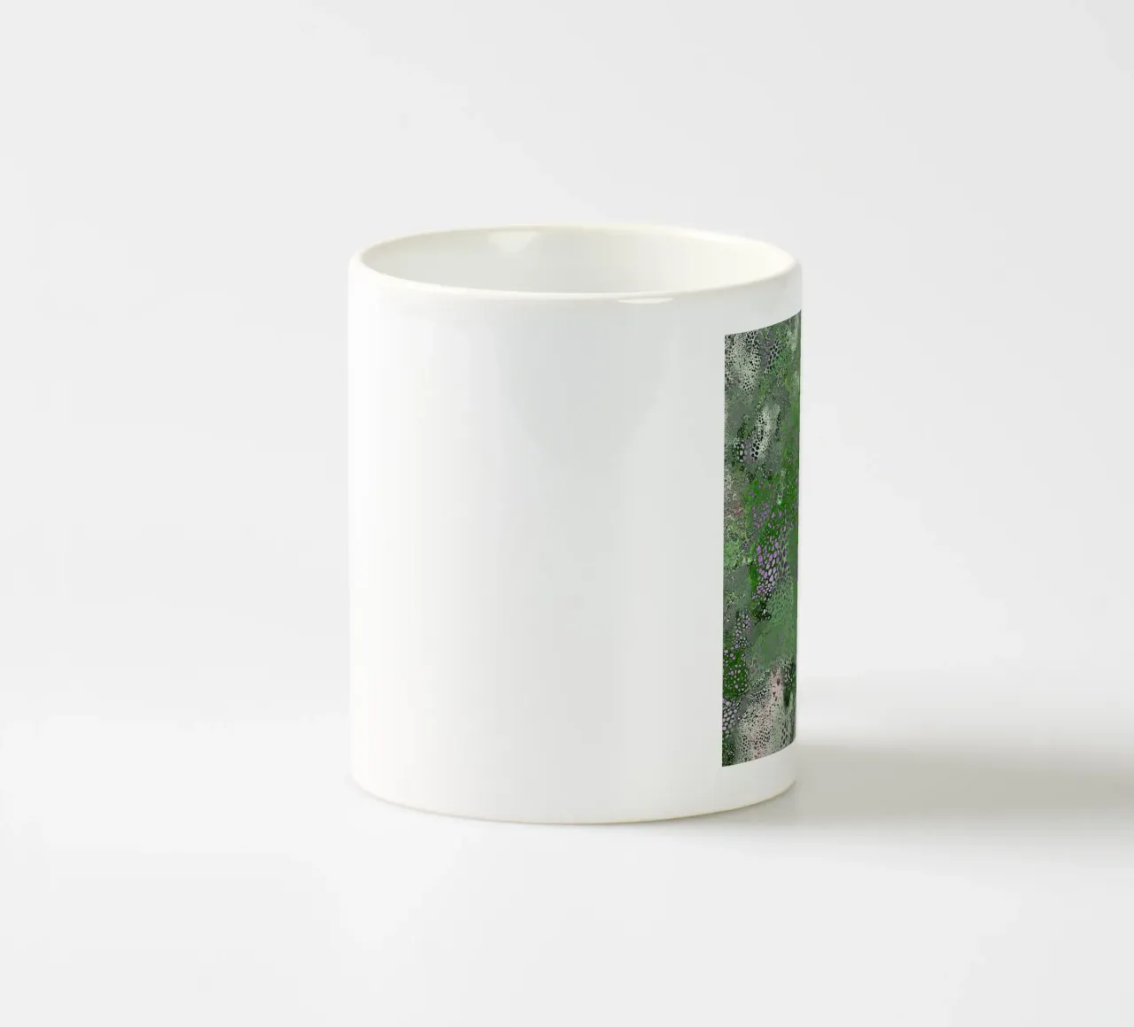 verde tazza in ceramica da Giulio Iurissevich