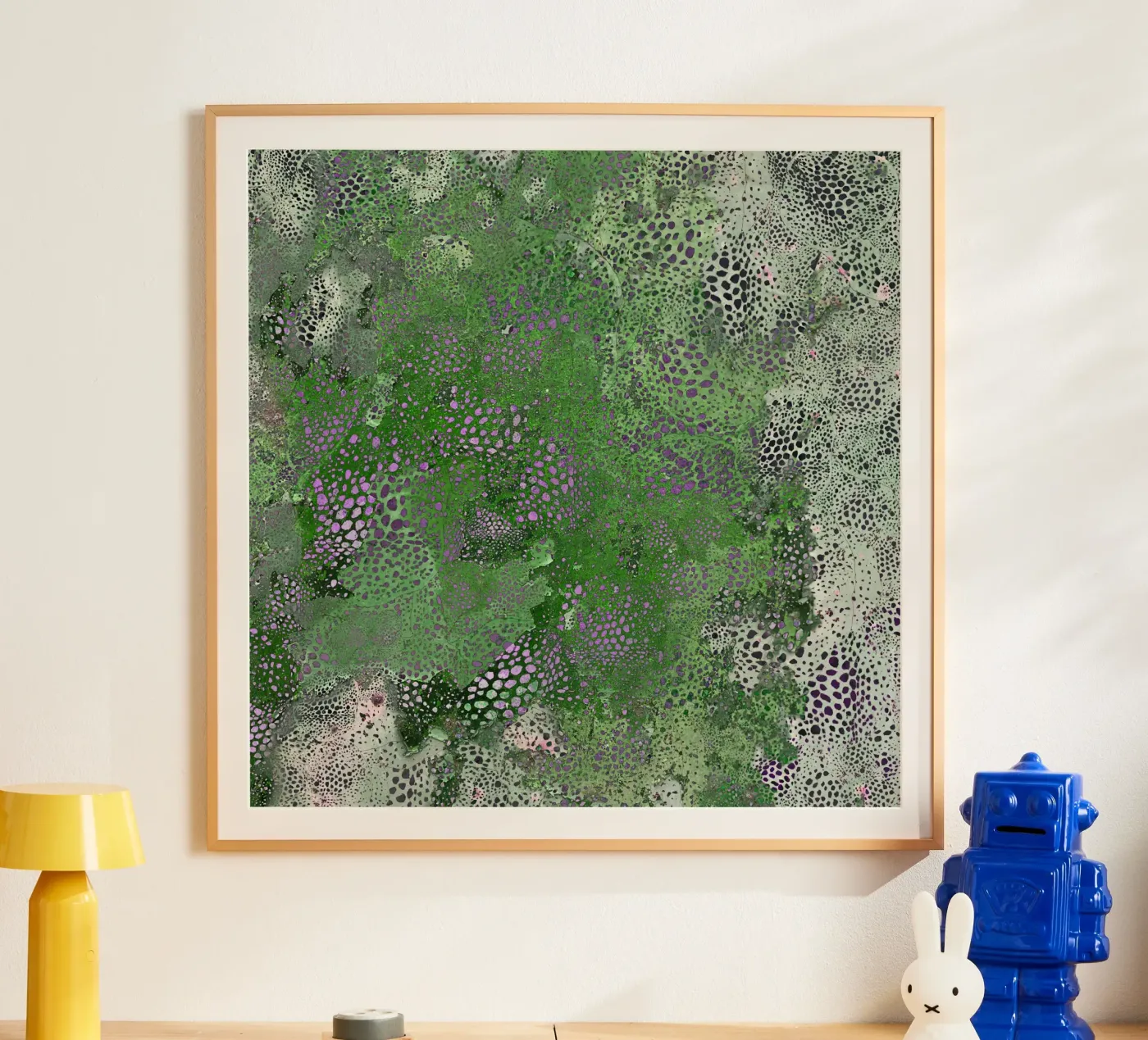 green poster by Giulio Iurissevich