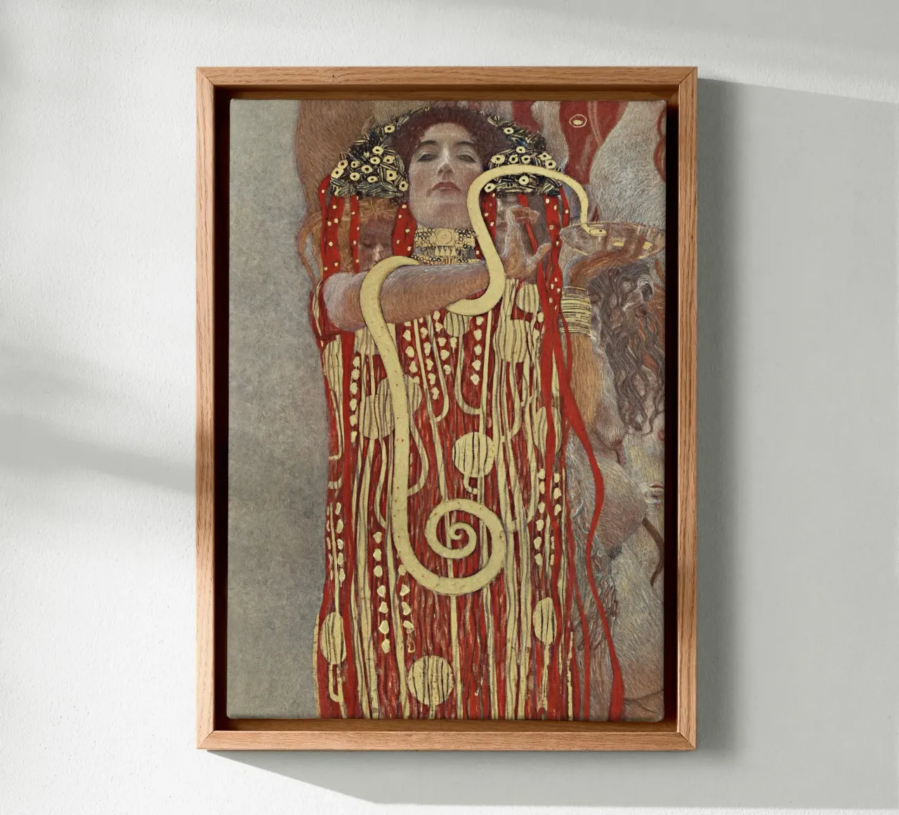 Gustav Klimt's Hygieia (1907) classical painting canvas met Baklijst van Venus Art
