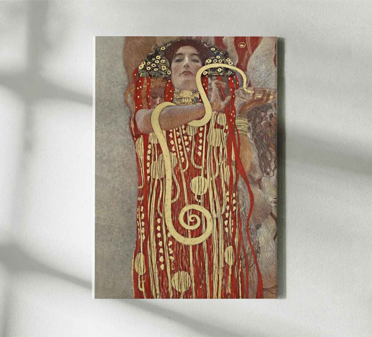 Gustav Klimt's Hygieia (1907) classical painting canvas met Baklijst van Venus Art