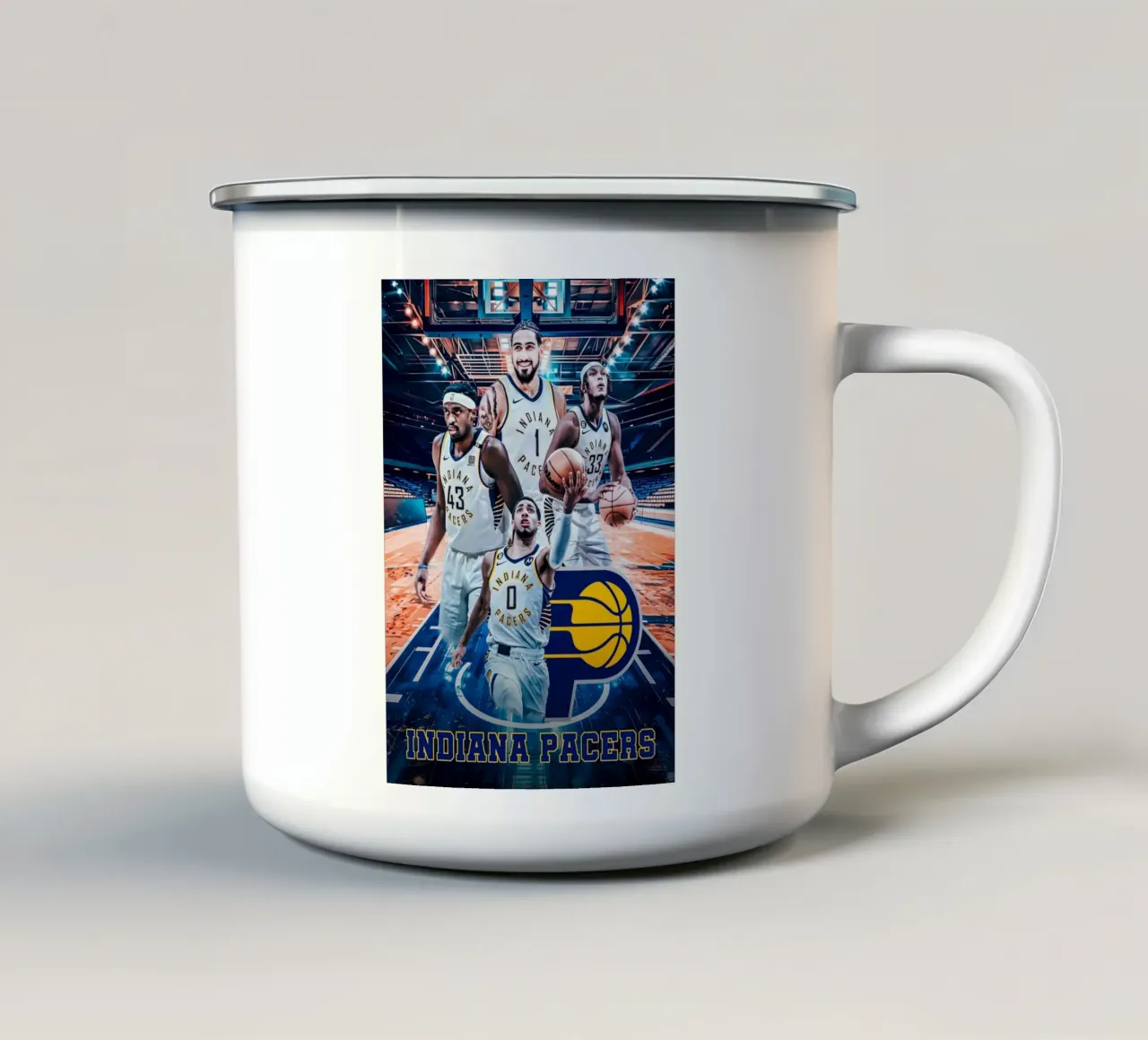 Indiana Pacers tazza in smalto da tenten