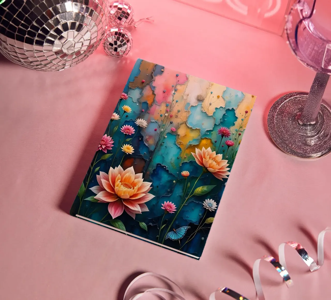 Flower magic_03 notebook by Farb- und Blütenzauber by LK