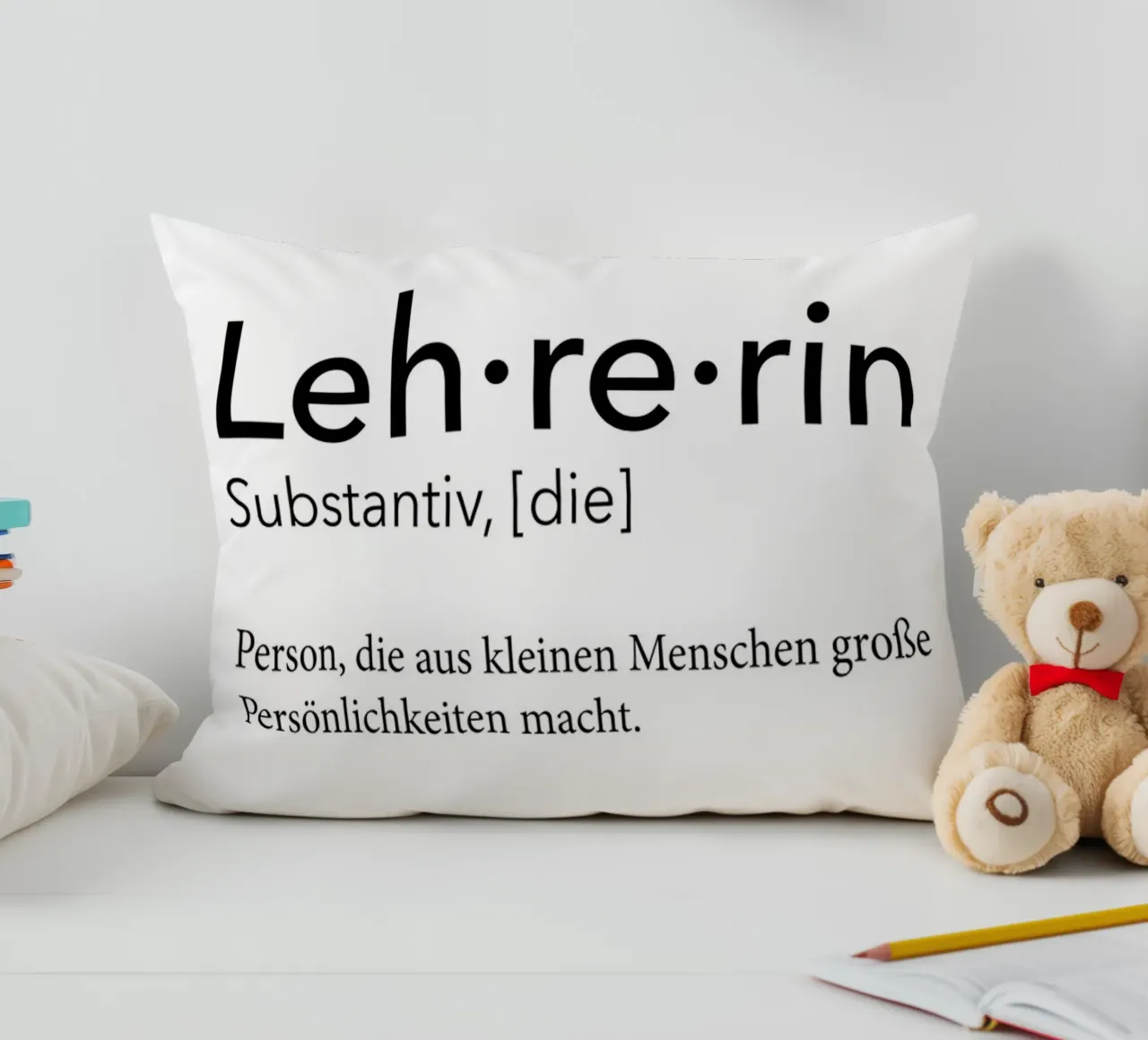 Lehrerin Definition cuscino da artbox44