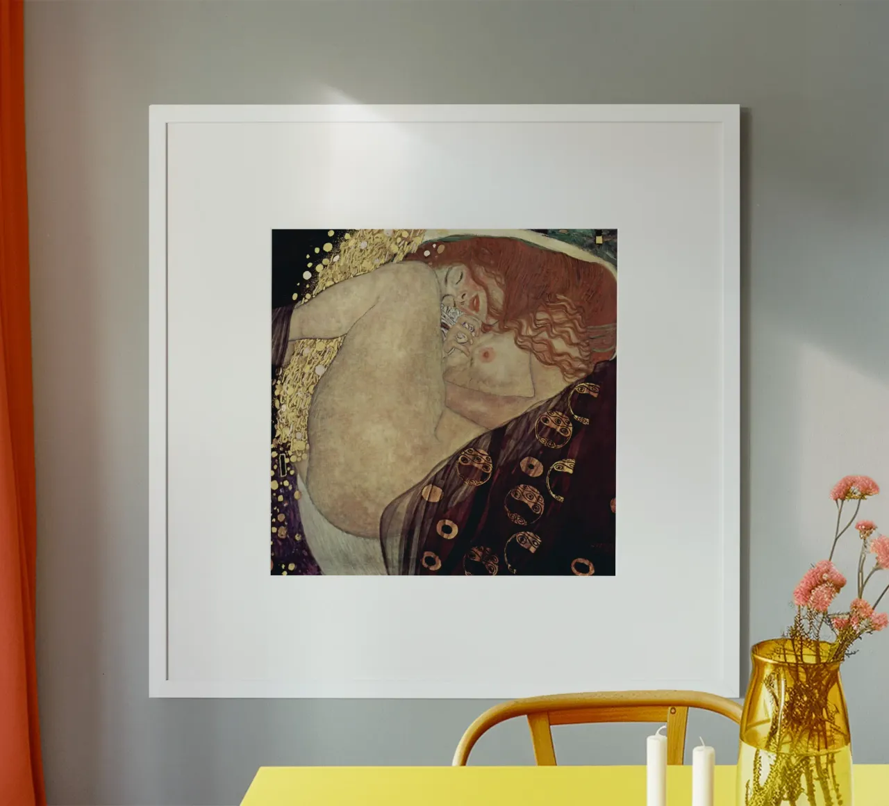 Gustav Klimt's Danae print hahnemühle by Venus Art