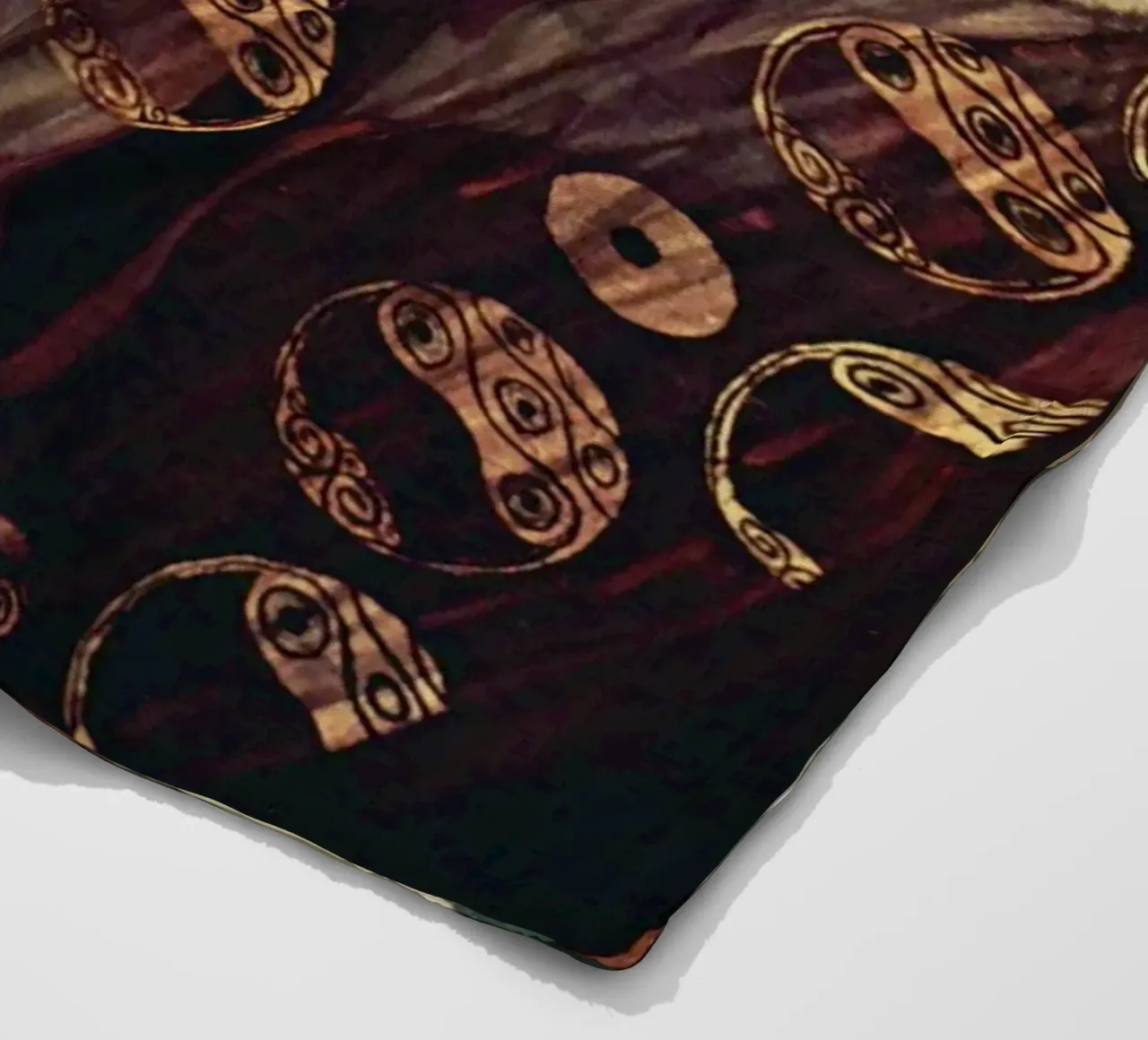 Gustav Klimt's Danae print fleece blanket by Venus Art