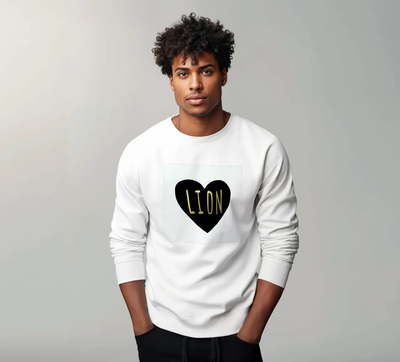 Lion sudadera de Leah Flores