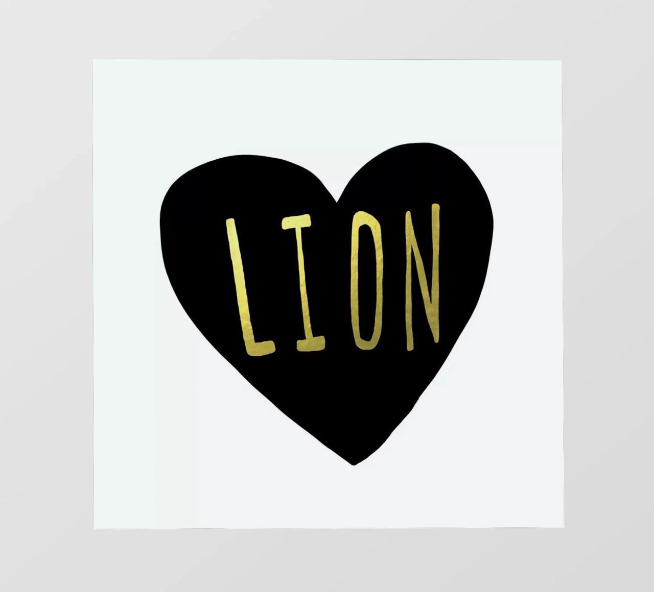 Lion pellicola backlit da Leah Flores