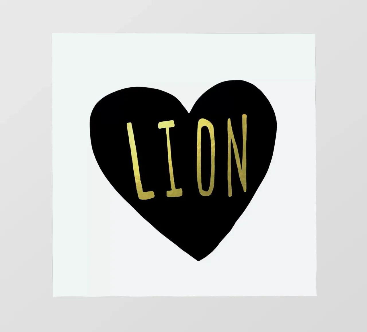 Lion pellicola backlit da Leah Flores
