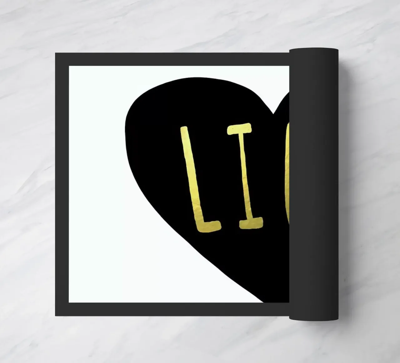 Lion doormat by Leah Flores