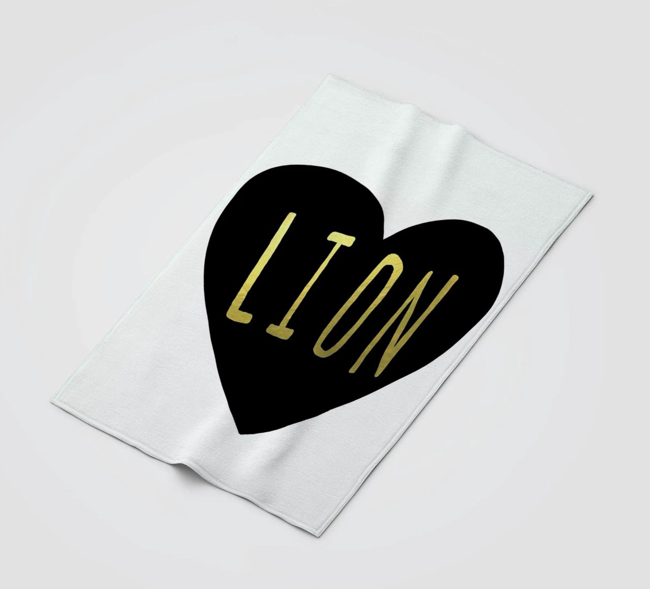 Lion coperta in pile da Leah Flores
