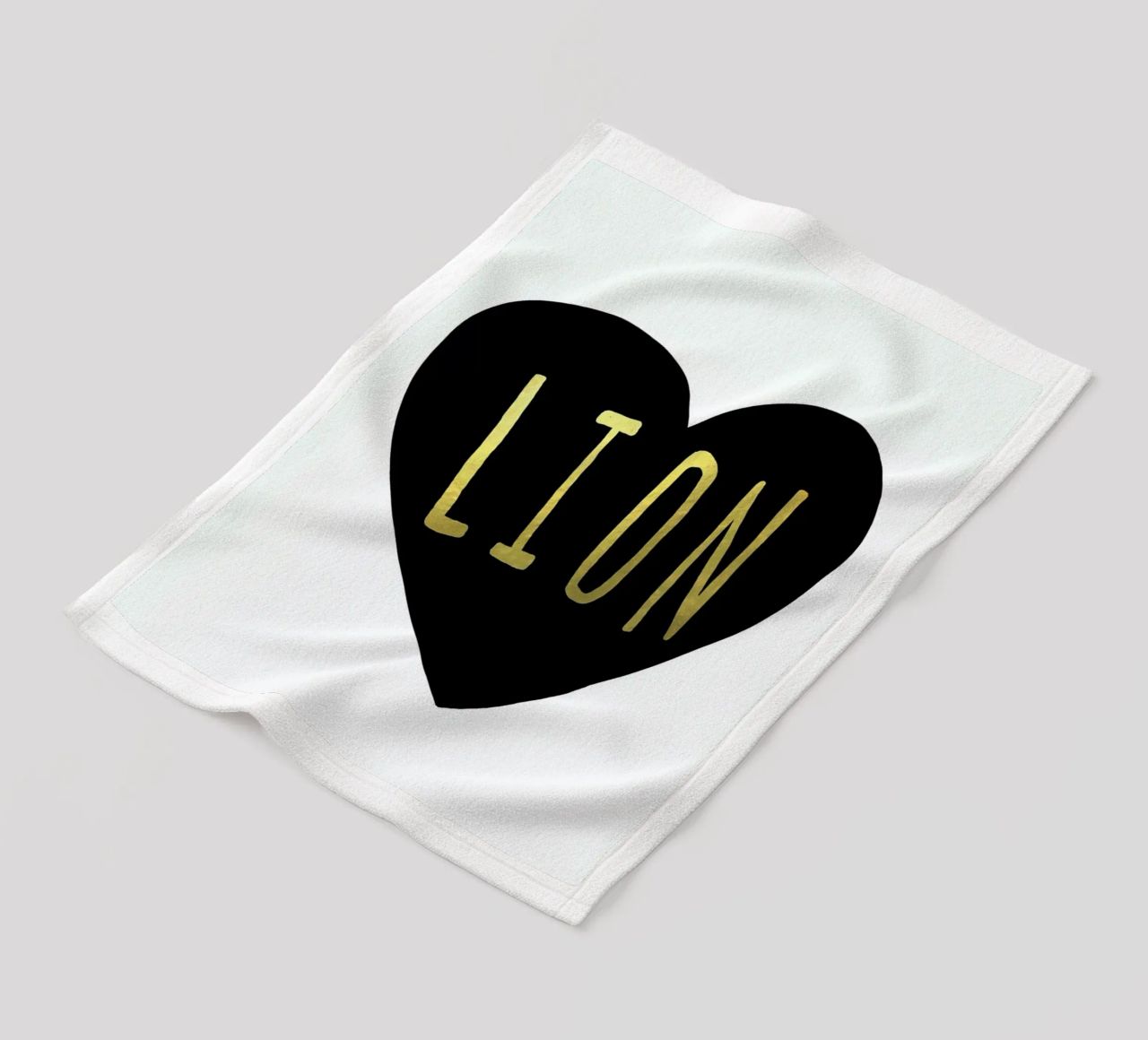 Lion coperta in pile da Leah Flores