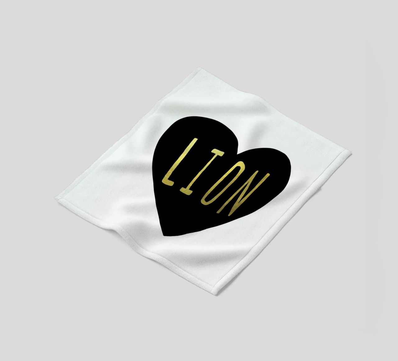 Lion coperta in pile da Leah Flores