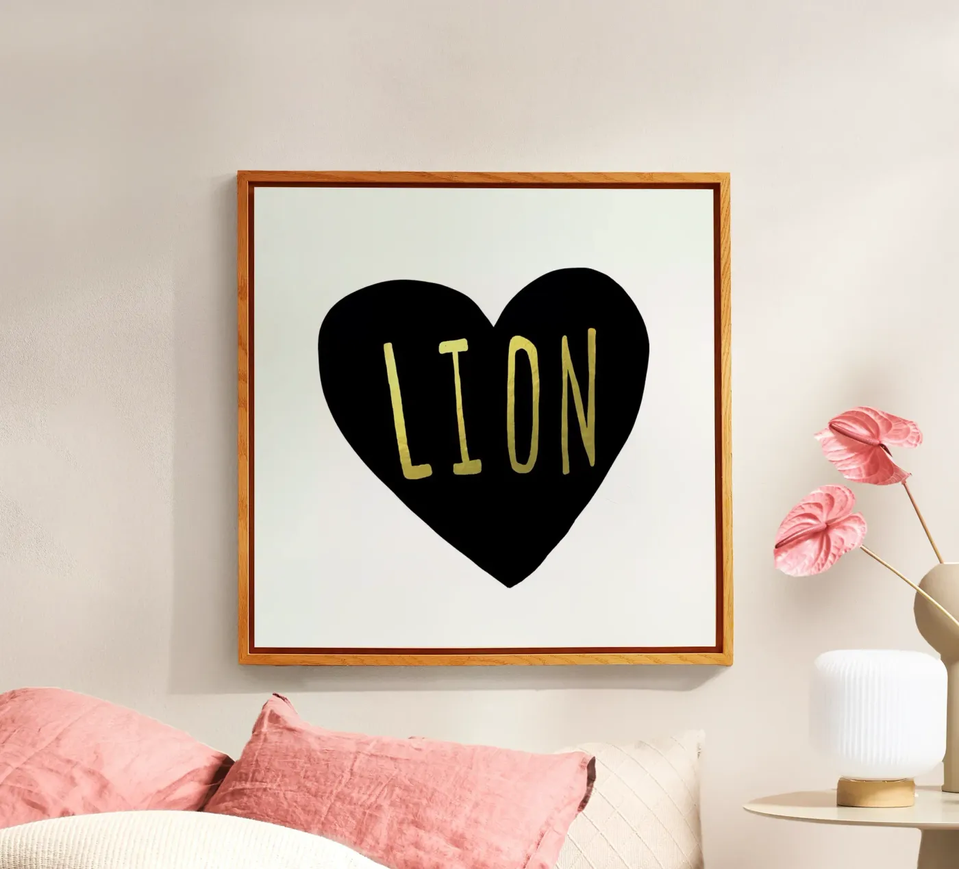 Lion plexiglass da Leah Flores