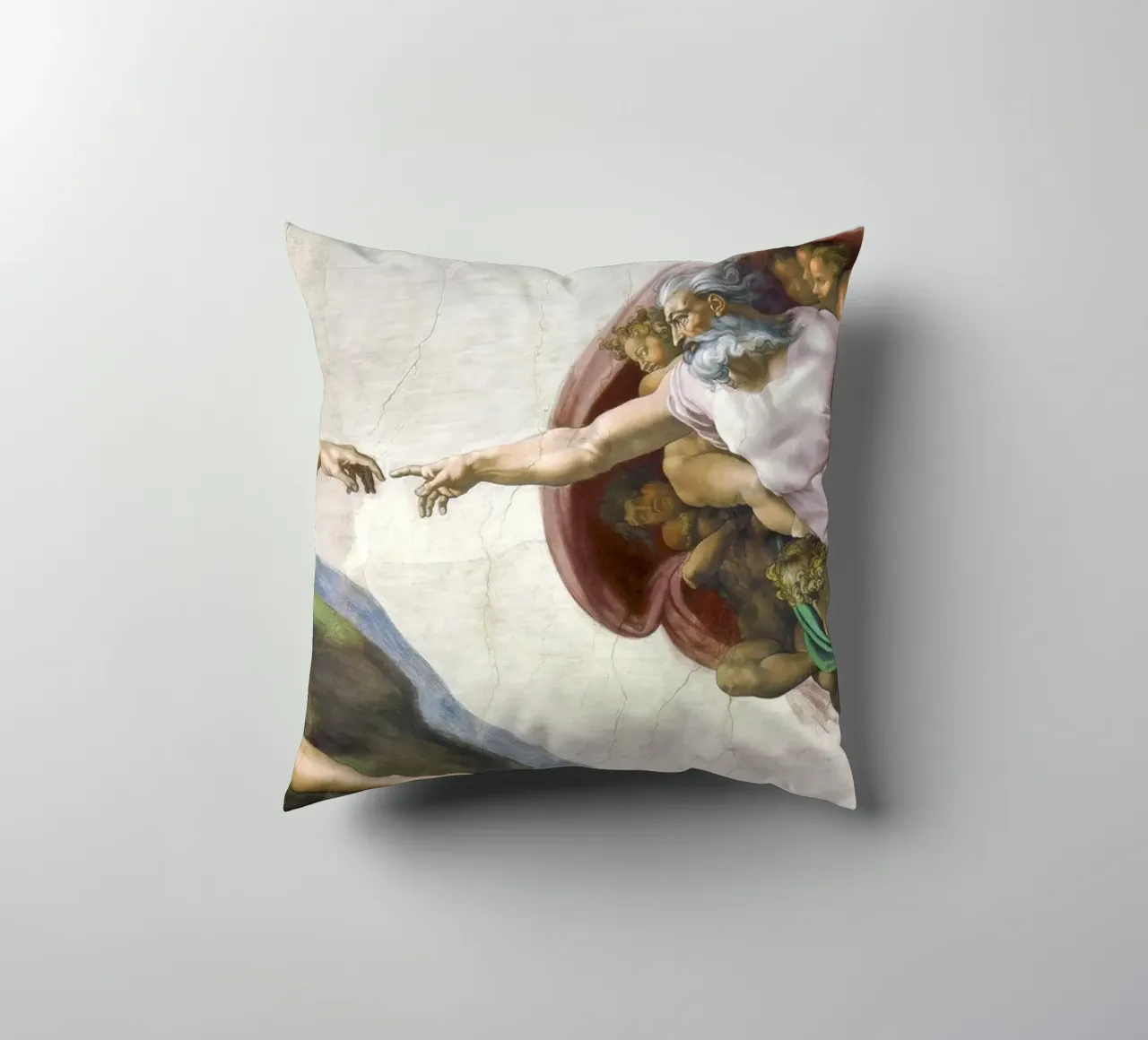 Michelangelo Buonarroti's The Creation of Adam Kissen von Venus Art