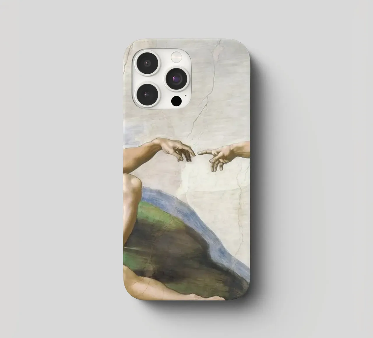 Michelangelo Buonarroti's The Creation of Adam cover iphone da Venus Art