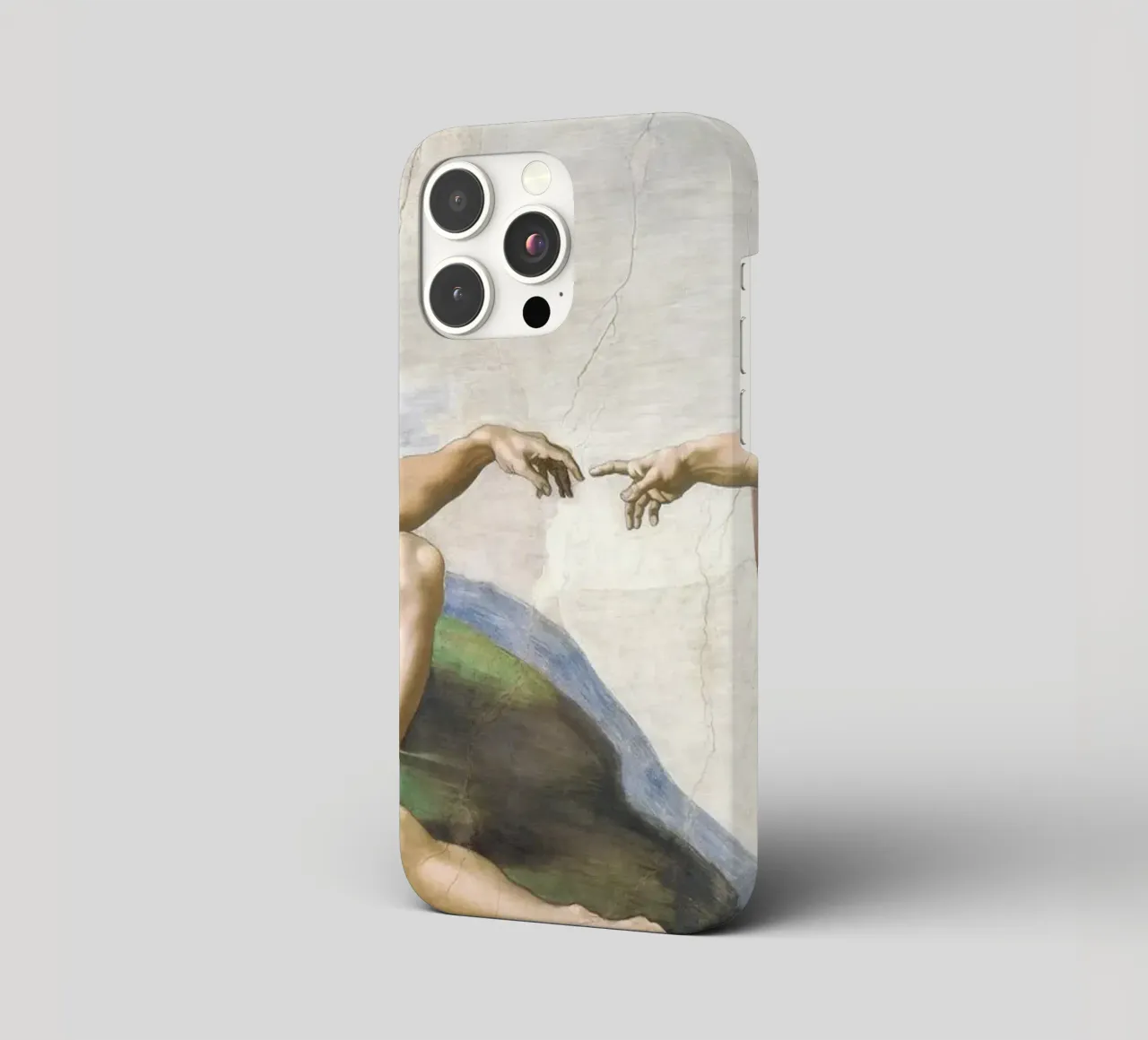 Michelangelo Buonarroti's The Creation of Adam cover iphone da Venus Art