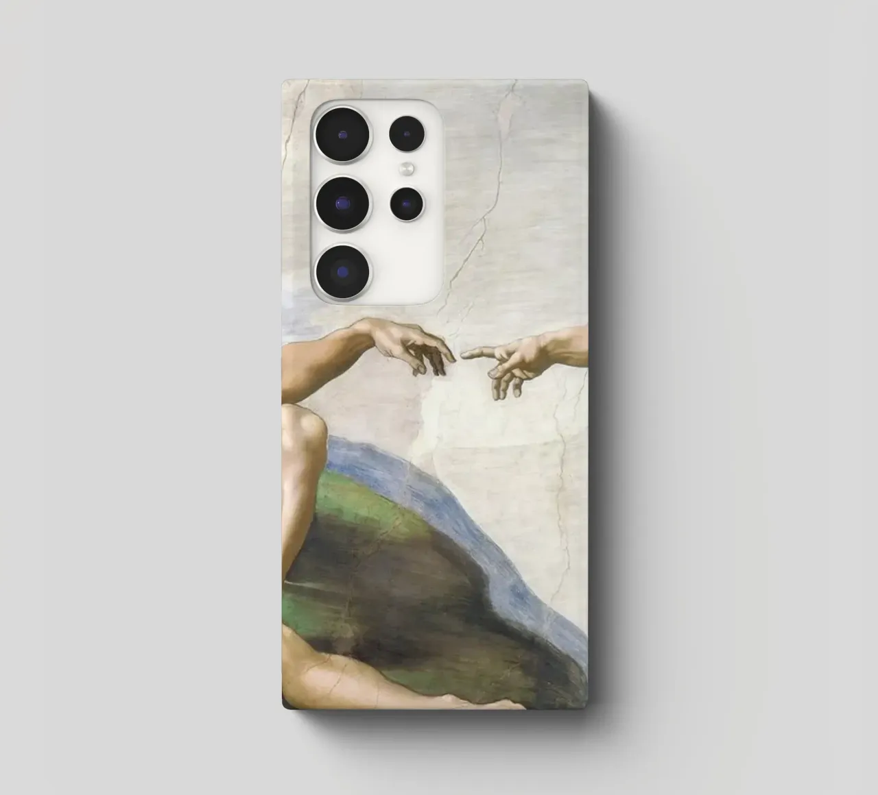 Michelangelo Buonarroti's The Creation of Adam cover samsung da Venus Art