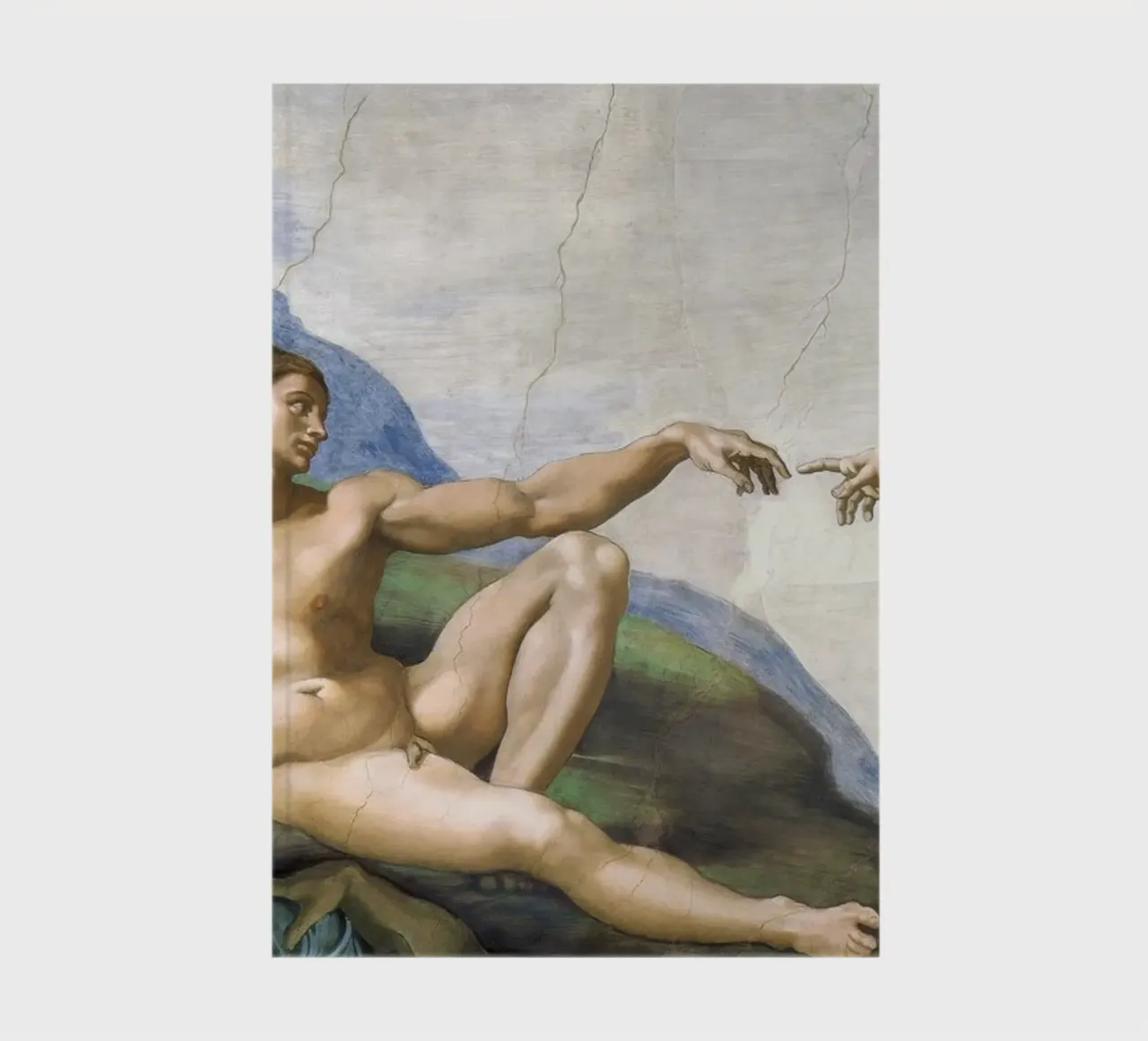 Michelangelo Buonarroti's The Creation of Adam notebook by Venus Art