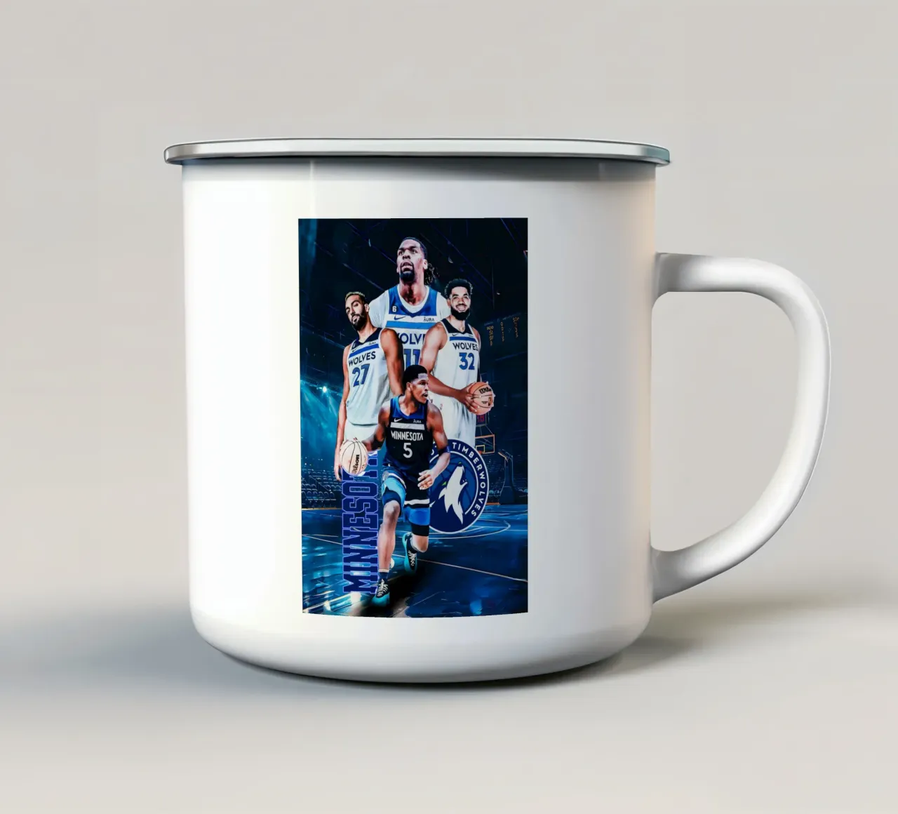 Minnesota Timberwolves tazza in smalto da tenten