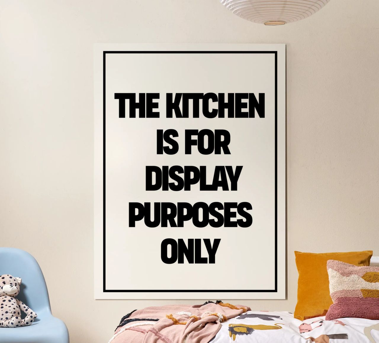 The Kitchen is for display purposes only Poster von TheGrumpyHomeDecor