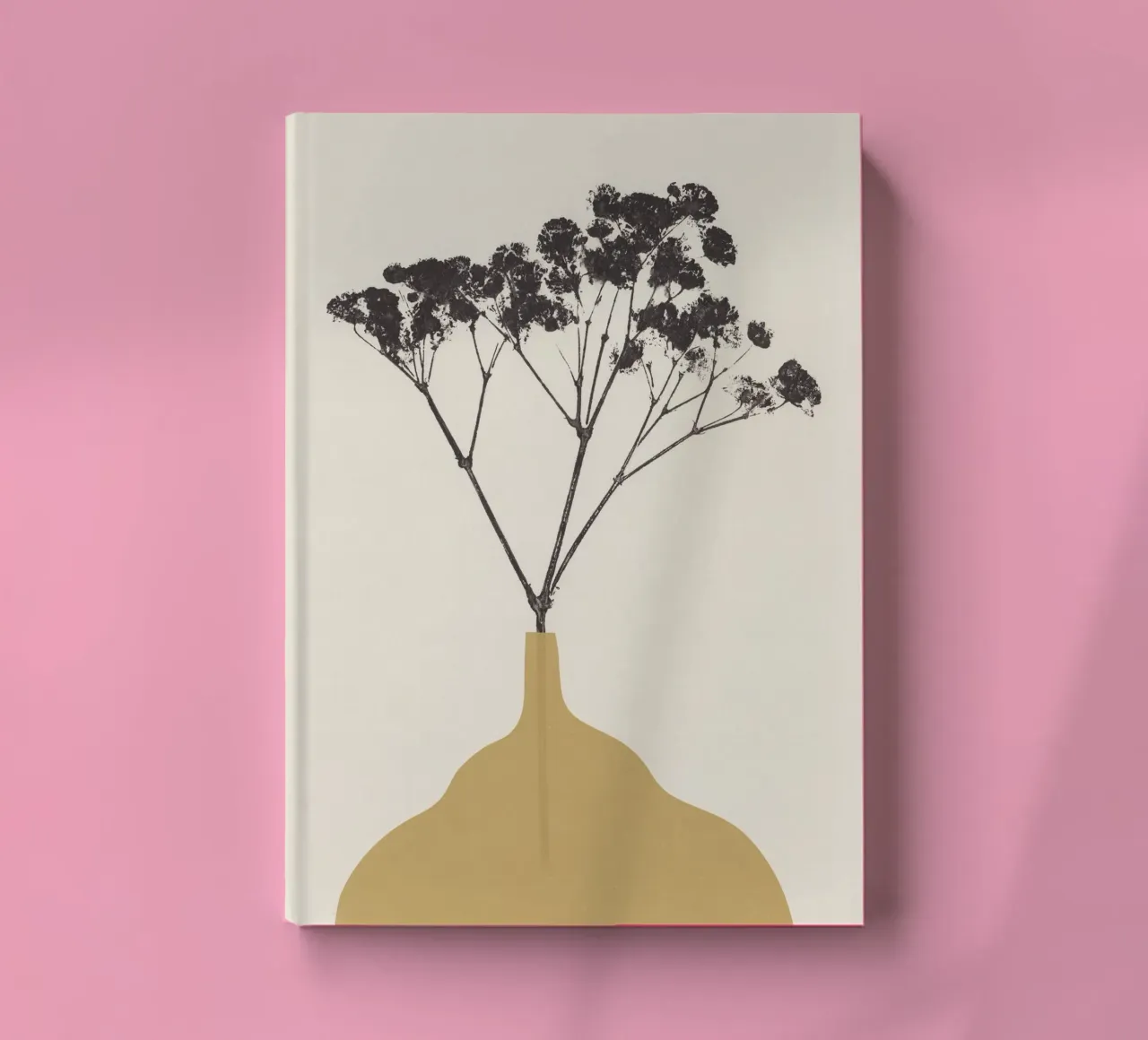 Blooms of Gypsophila #1 notebook by Alisa Galitsyna