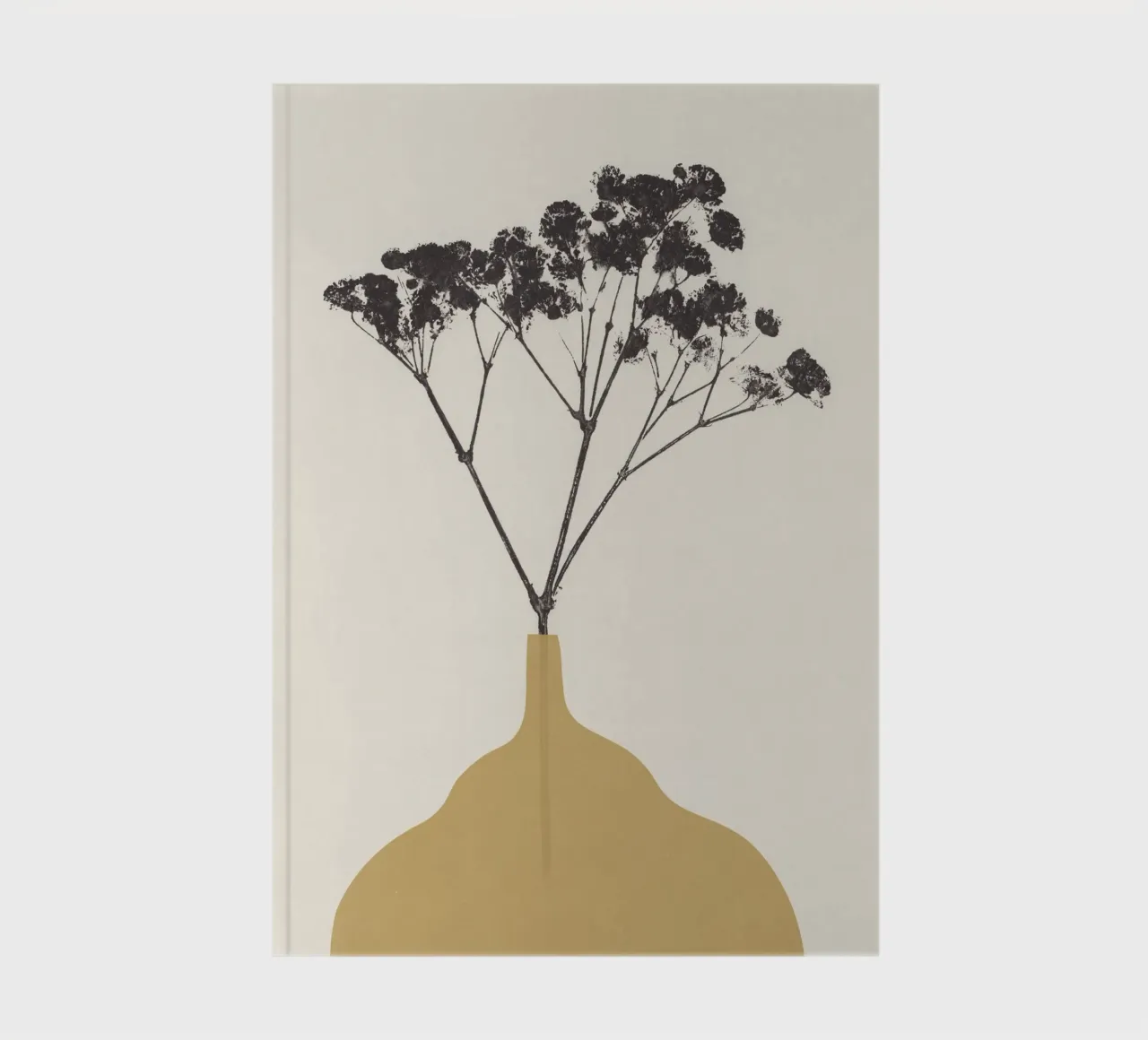Blooms of Gypsophila #1 notebook by Alisa Galitsyna