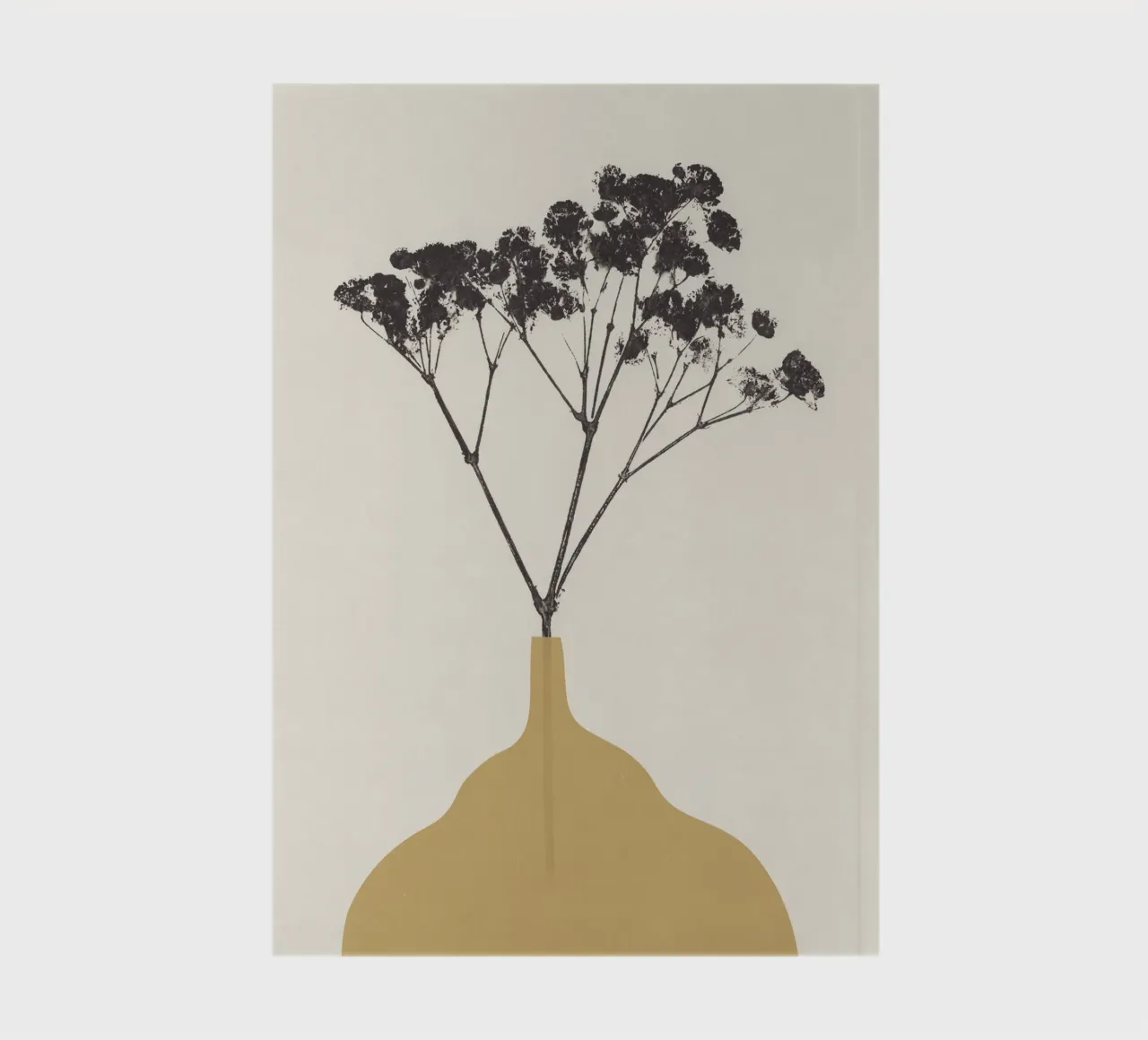 Blooms of Gypsophila #1 notebook by Alisa Galitsyna