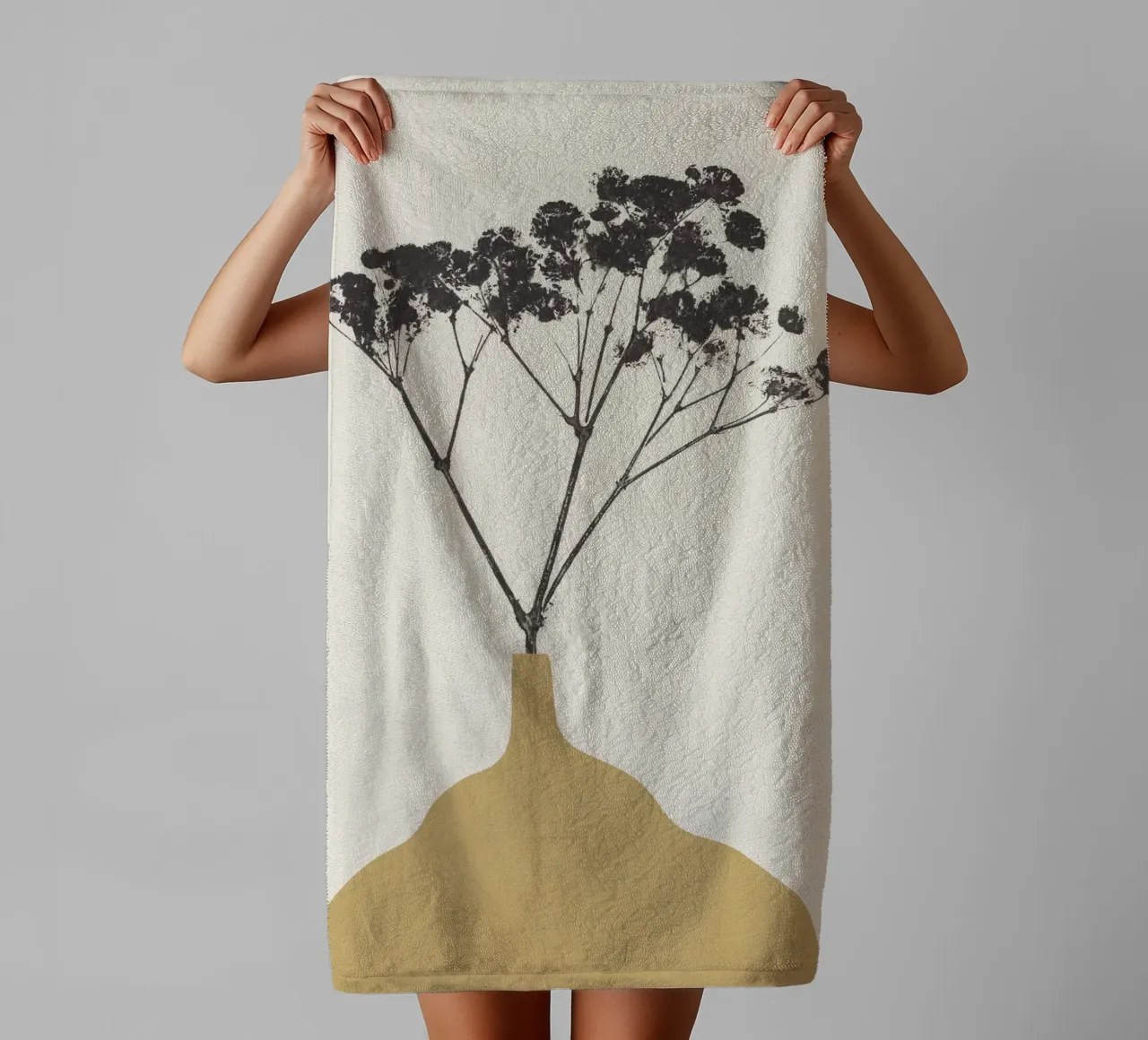 Fioriture di Gypsophila #1 asciugamano da bagno da Alisa Galitsyna
