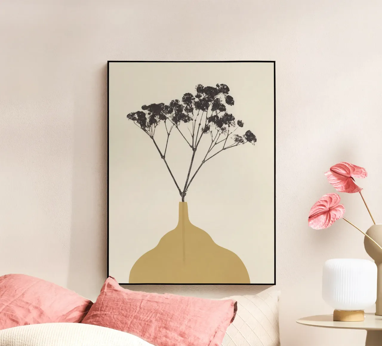 Fioriture di Gypsophila #1 plexiglass da Alisa Galitsyna