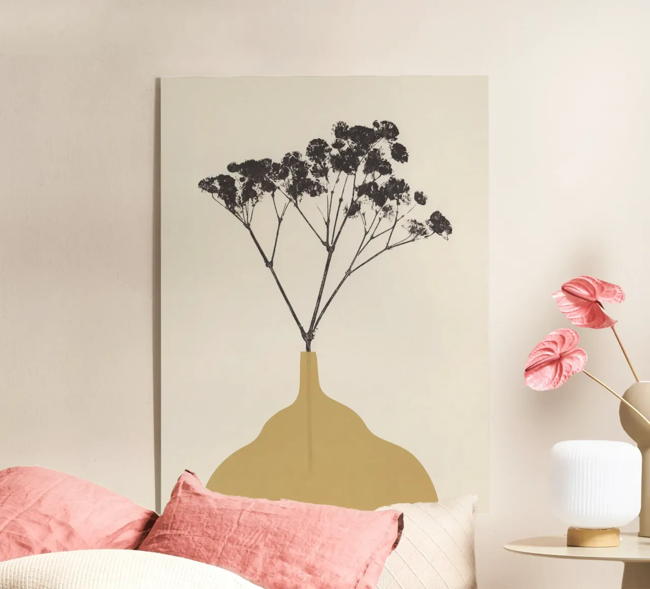 Fioriture di Gypsophila #1 plexiglass da Alisa Galitsyna